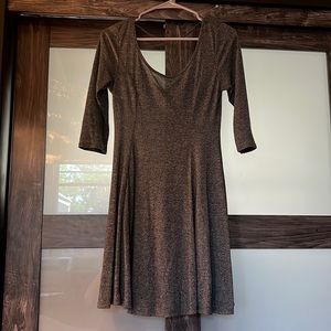 Heathered Grey Quarter Sleeve Dress - M - Great Condition